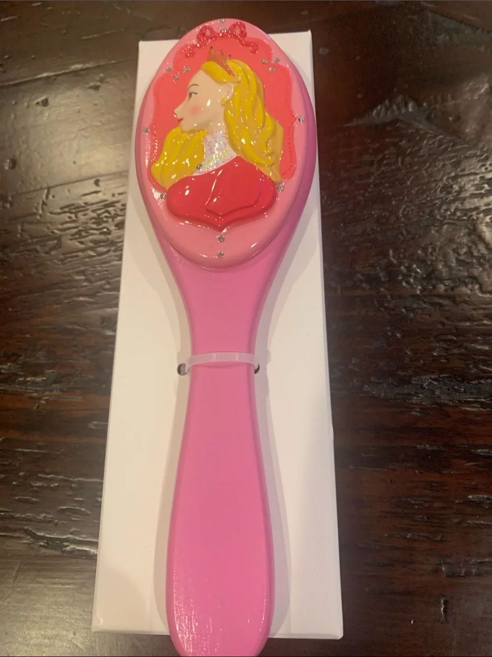Pink Princess Hair Comb for Girls